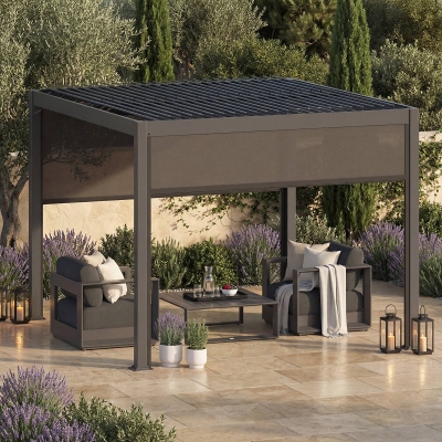 Store pour pergola EVONIS Graphite