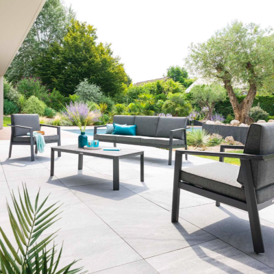 Salon de jardin Pavane Graphite