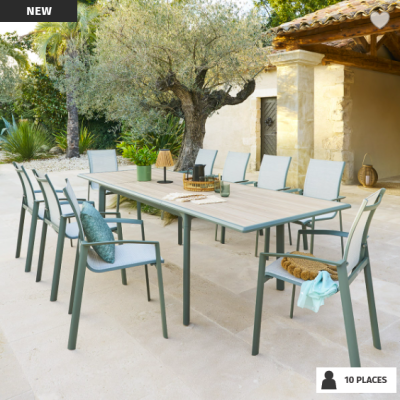 TABLE Extensible DILORS ALU IMPRIME LIN/LAURIER 10P