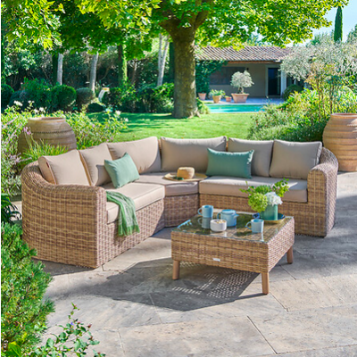 Salon d'angle de jardin Mooréa Savana