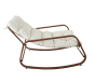 FAUTEUIL BASCULE GEANT EFFET BOIS