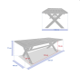 OFFRE SPECIALE : Table de jardin Extensible XENIA ACACIA 12p + 8 Fauteuils PAPOUASIE ACACIA