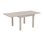 OFFRE SPECIALE : Table de jardin extensible Piazza Argile 8p + 4 fauteuils Piazza Lin & Argile