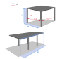 OFFRE SPÉCIALE : Table de jardin extensible Piazza 8 pers + 4 fauteuils Piazza Anthracite & Graphite