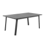 OFFRE SPÉCIALE : Table de jardin extensible PAVANE 10p Graphite + 6 fauteuils Piazza Anthracite/Graphite 