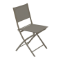 Chaise de jardin pliante MODULA Noisette / Café