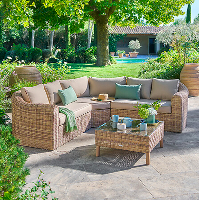 Salon d'angle de jardin Mooréa Savana